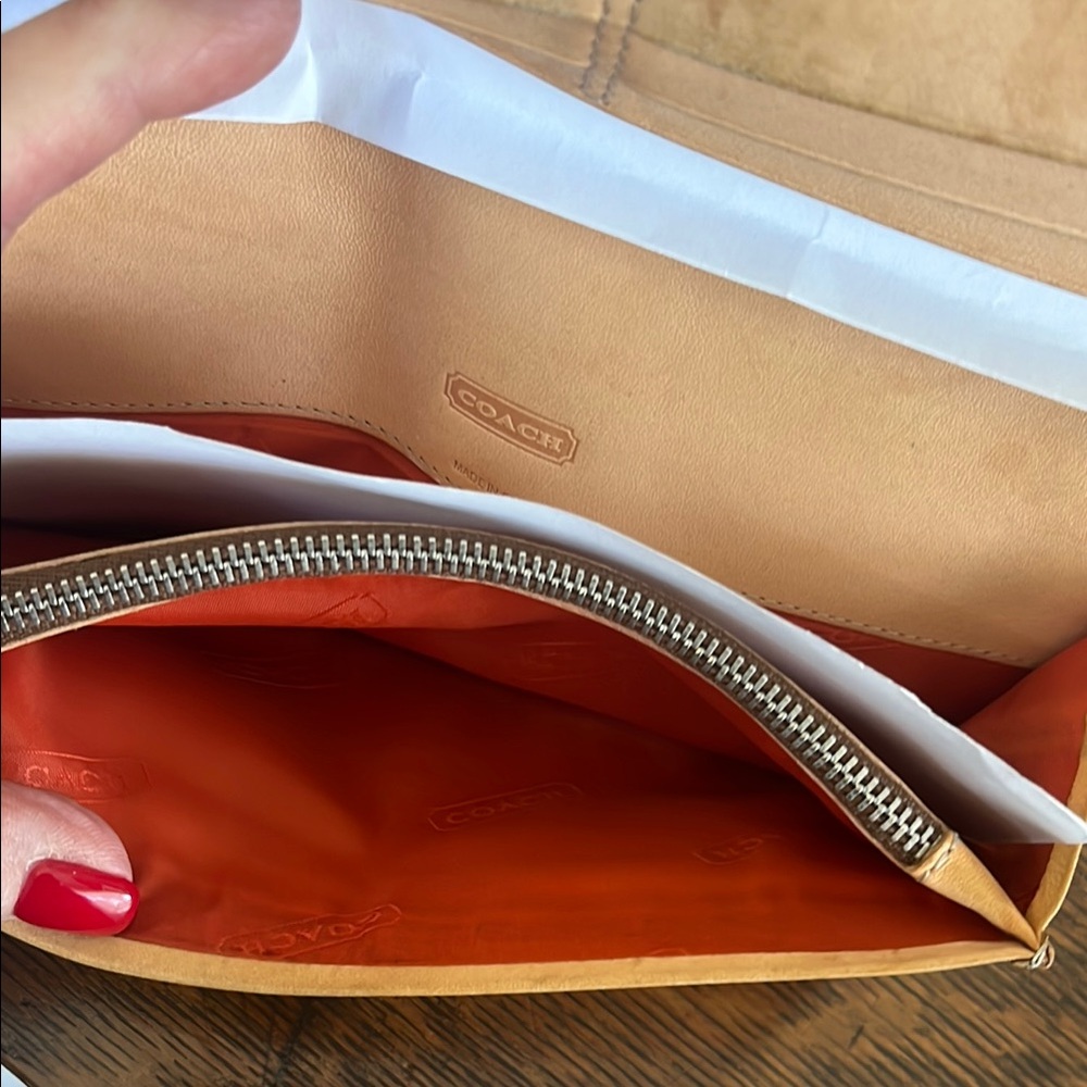 Coach Signature Canvas Wallet in Brown and Tan - Picture 4 of 9